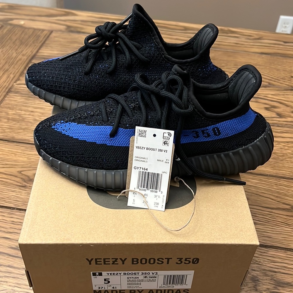 Yeezy Boost 350 V2- Black and Blue